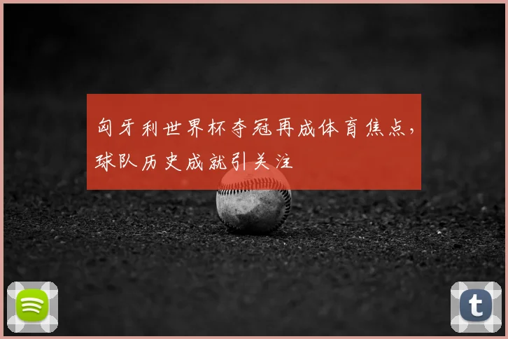 匈牙利世界杯夺冠再成体育焦点，球队历史成就引关注