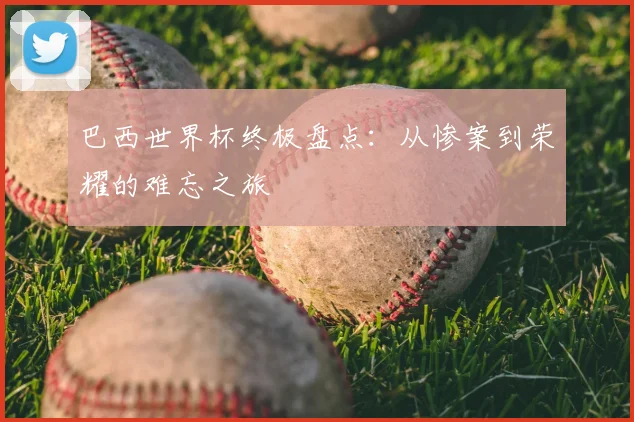 巴西世界杯终极盘点：从惨案到荣耀的难忘之旅